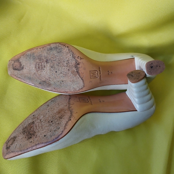 Vintage Woman Shoes by Bruno Magli Couture All Genuine Leather Made in Italy - Picture 9 of 10